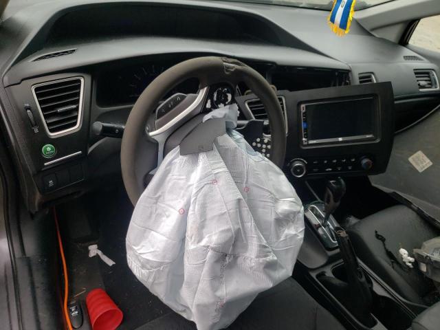2HGFB2F50FH565101 - 2015 HONDA CIVIC LX فحمي صورة 8