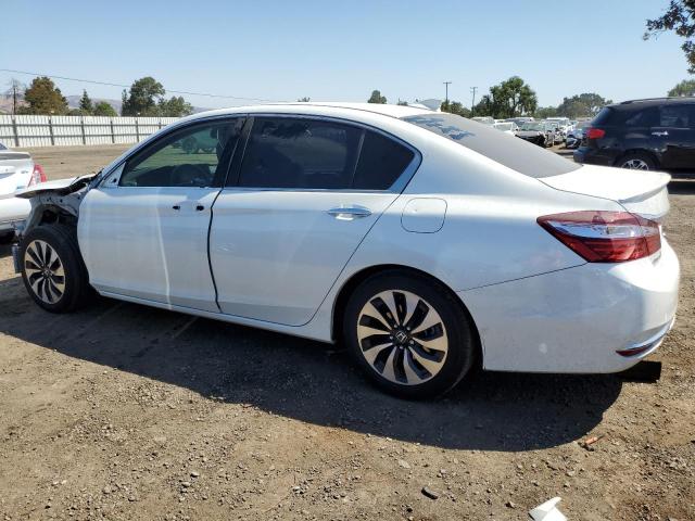 JHMCR6F3XHC015296 - 2017 HONDA ACCORD HYBRID WHITE photo 2