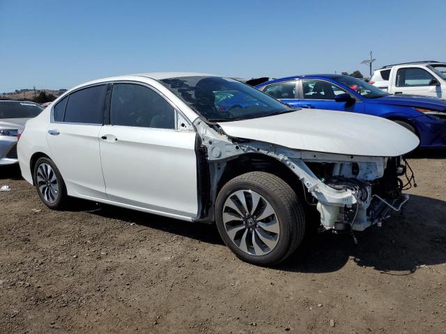 JHMCR6F3XHC015296 - 2017 HONDA ACCORD HYBRID WHITE photo 4