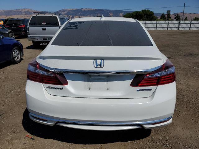 JHMCR6F3XHC015296 - 2017 HONDA ACCORD HYBRID WHITE photo 6