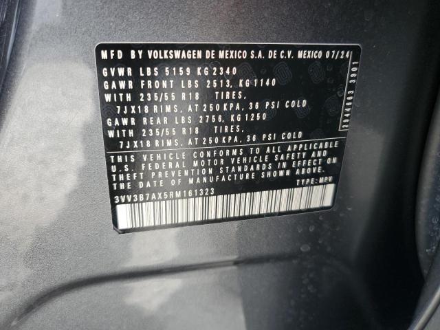 3VV3B7AX5RM161323 - 2024 VOLKSWAGEN TIGUAN SE Boz foto 13