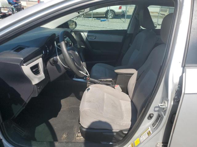 5YFBURHE0GP501892 - 2016 TOYOTA COROLLA L SILVER photo 7