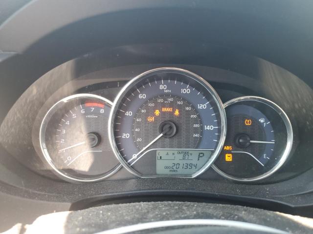 5YFBURHE0GP501892 - 2016 TOYOTA COROLLA L SILVER photo 9