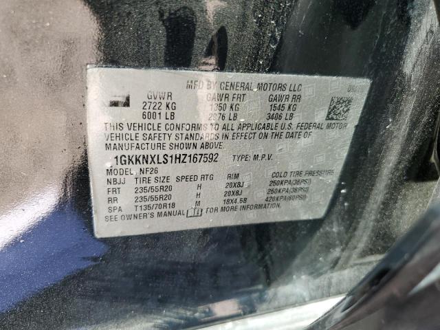 1GKKNXLS1HZ167592 - 2017 GMC ACADIA DENALI 黑色 照片 14