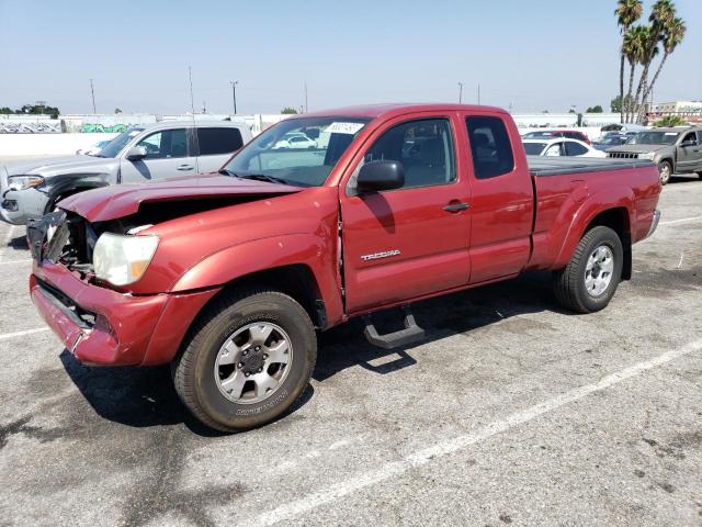 5TETU62N55Z110997 - 2005 TOYOTA TACOMA PRERUNNER ACCESS CAB RED photo 1