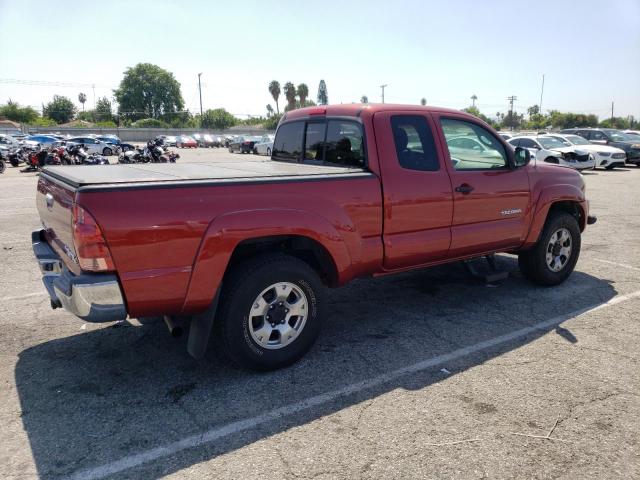 5TETU62N55Z110997 - 2005 TOYOTA TACOMA PRERUNNER ACCESS CAB RED photo 3