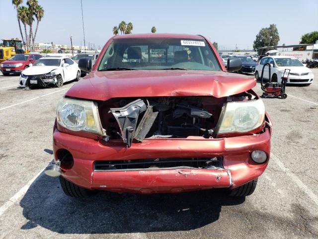 5TETU62N55Z110997 - 2005 TOYOTA TACOMA PRERUNNER ACCESS CAB RED photo 5