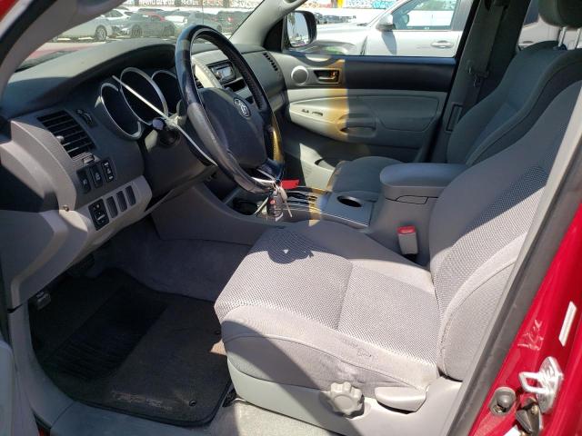 5TETU62N55Z110997 - 2005 TOYOTA TACOMA PRERUNNER ACCESS CAB RED photo 7