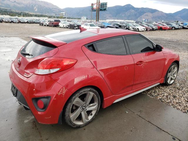 KMHTC6AE9DU147431 - 2013 HYUNDAI VELOSTER TURBO RED photo 3