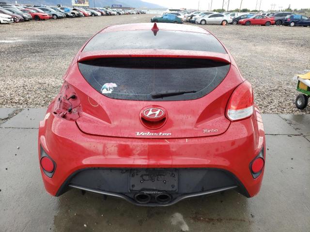 KMHTC6AE9DU147431 - 2013 HYUNDAI VELOSTER TURBO RED photo 6