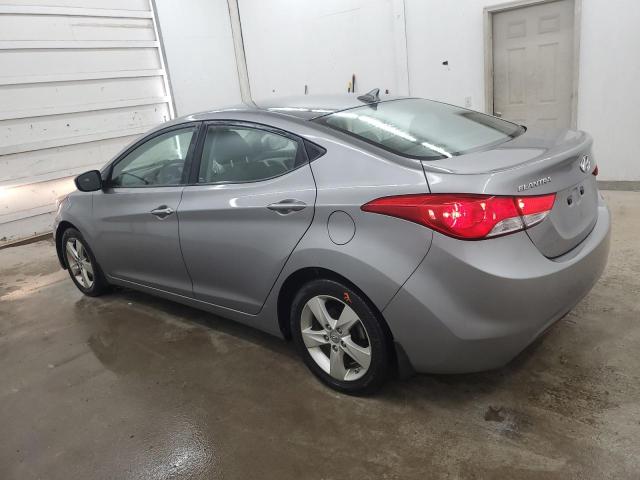 KMHDH4AE9DU887149 - 2013 HYUNDAI ELANTRA GLS SILVER photo 2