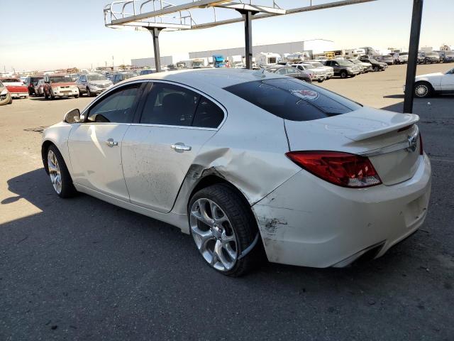 2G4GV5GV8D9145678 - 2013 BUICK REGAL GS WHITE photo 2