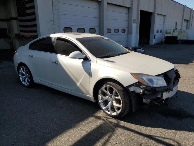 2G4GV5GV8D9145678 - 2013 BUICK REGAL GS WHITE photo 4