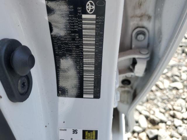 5YFB4MDE4SP238307 - 2025 TOYOTA COROLLA LE Ақ фото 12