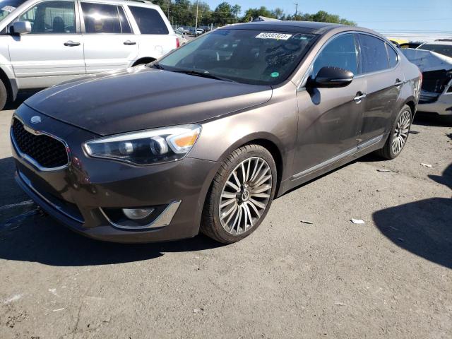 KNALN4D77E5126022 - 2014 KIA CADENZA PREMIUM BROWN photo 1