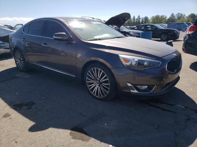 KNALN4D77E5126022 - 2014 KIA CADENZA PREMIUM BROWN photo 4