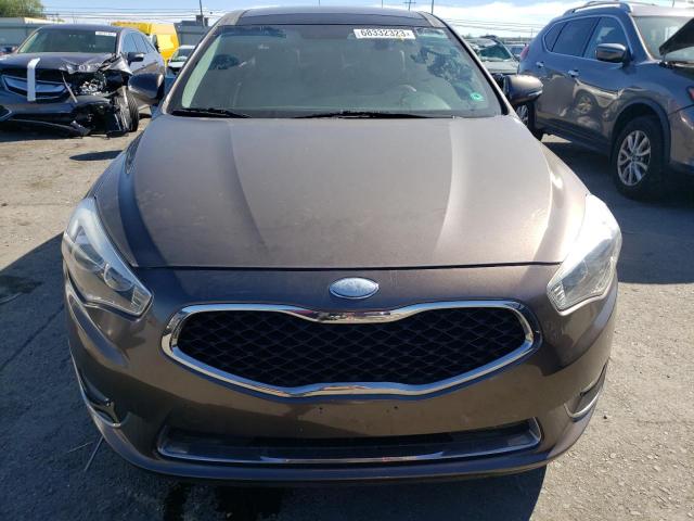 KNALN4D77E5126022 - 2014 KIA CADENZA PREMIUM BROWN photo 5