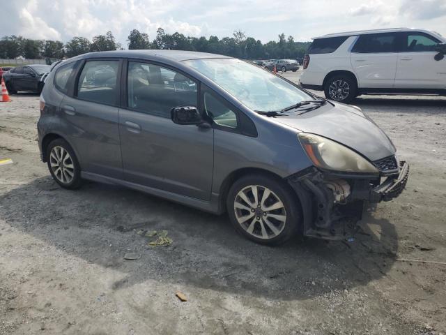 JHMGE8H55CC022768 - 2012 HONDA FIT SPORT GRAY photo 4