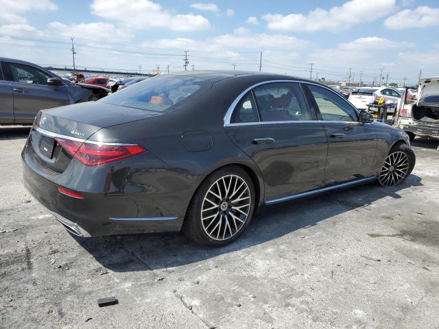 W1K6G7GB8NA158292 - 2022 MERCEDES-BENZ S 580 4MATIC BLACK photo 3