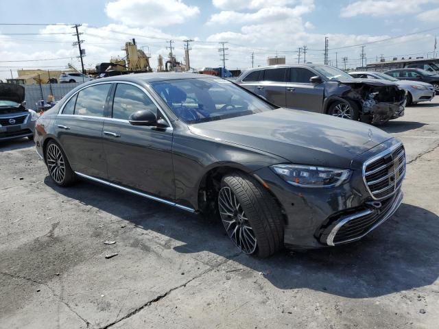 W1K6G7GB8NA158292 - 2022 MERCEDES-BENZ S 580 4MATIC BLACK photo 4