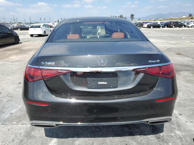 W1K6G7GB8NA158292 - 2022 MERCEDES-BENZ S 580 4MATIC BLACK photo 6