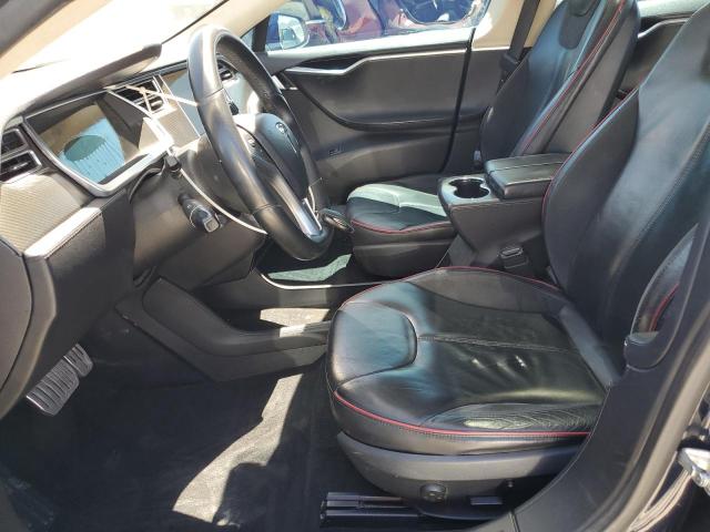 5YJSA1DP3DFP10858 - 2013 TESLA MODEL S Blau Foto 7