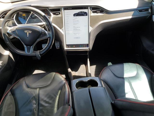 5YJSA1DP3DFP10858 - 2013 TESLA MODEL S Blau Foto 8