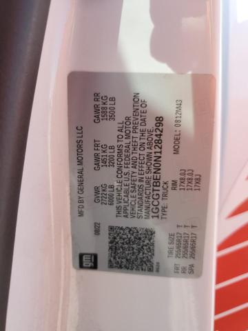 1GCGTBEN0N1284298 - 2022 CHEVROLET COLORADO WHITE photo 13