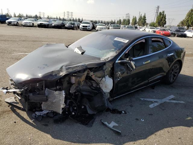 5YJSA1E21KF344737 - 2019 TESLA MODEL S Սև լուսանկար 1