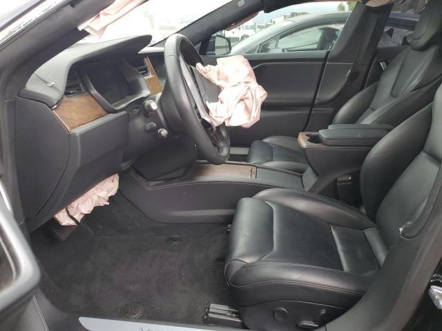 5YJSA1E21KF344737 - 2019 TESLA MODEL S Սև լուսանկար 7