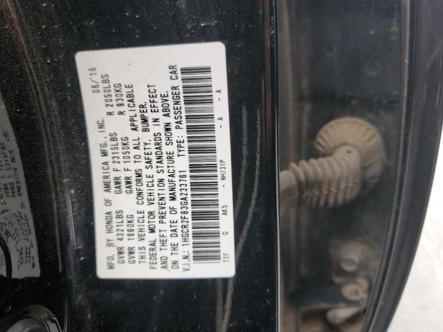 1HGCR2F83GA233761 - 2016 HONDA ACCORD EXL BLACK photo 13