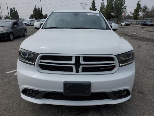 1C4RDHDG2HC648399 - 2017 DODGE DURANGO GT WHITE photo 5