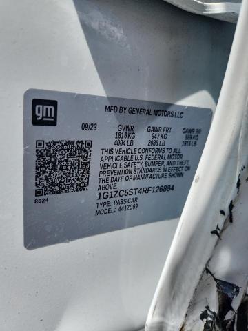 1G1ZC5ST4RF126884 - 2024 CHEVROLET MALIBU LS 白色 照片 12