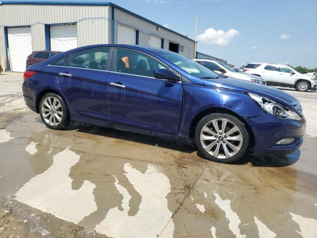 5NPEC4AC4CH387656 - 2012 HYUNDAI SONATA SE BLUE photo 4