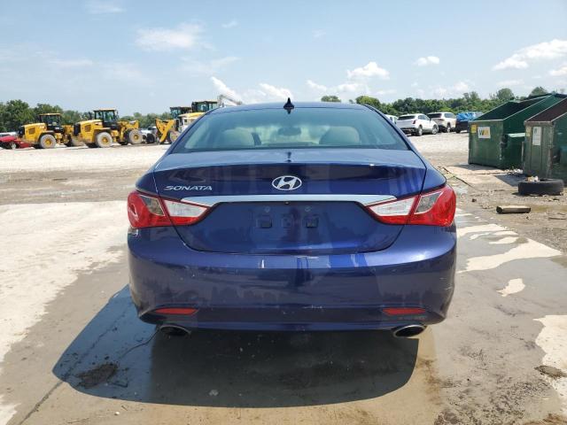 5NPEC4AC4CH387656 - 2012 HYUNDAI SONATA SE BLUE photo 6