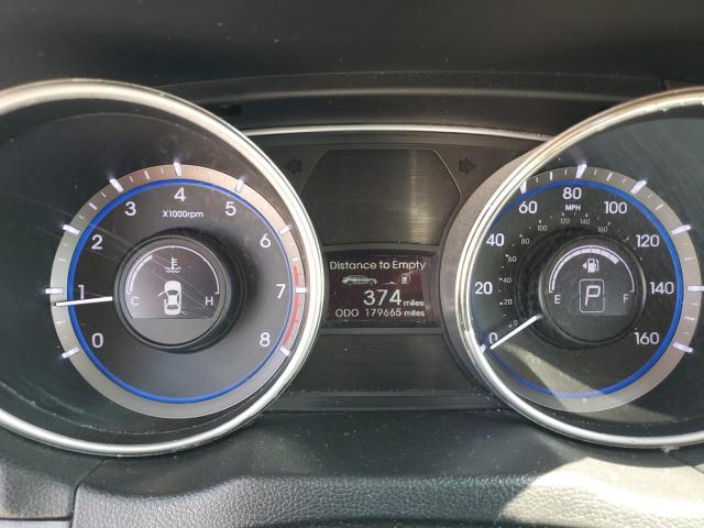 5NPEC4AC4CH387656 - 2012 HYUNDAI SONATA SE BLUE photo 9