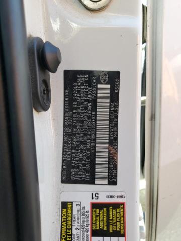 4T1B11HKXJU584978 - 2018 TOYOTA CAMRY L WHITE photo 13