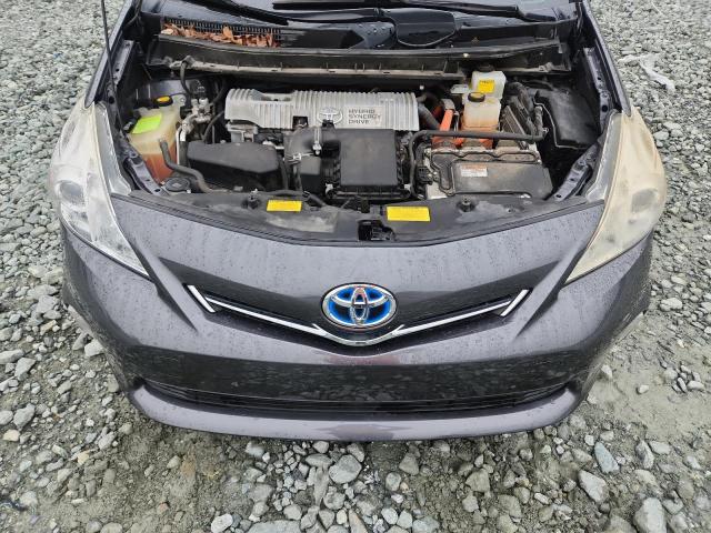 JTDZN3EU5E3302377 - 2014 TOYOTA PRIUS V GRAY photo 12