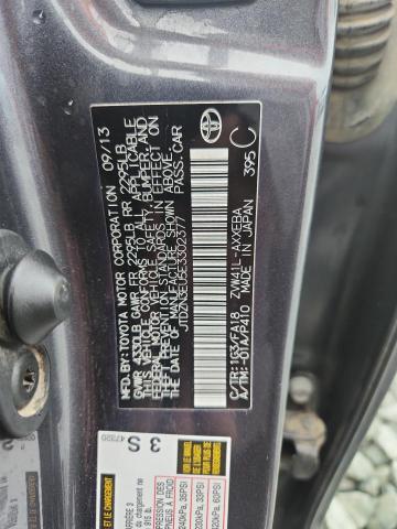 JTDZN3EU5E3302377 - 2014 TOYOTA PRIUS V GRAY photo 13