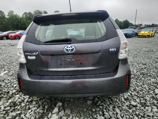 JTDZN3EU5E3302377 - 2014 TOYOTA PRIUS V GRAY photo 6