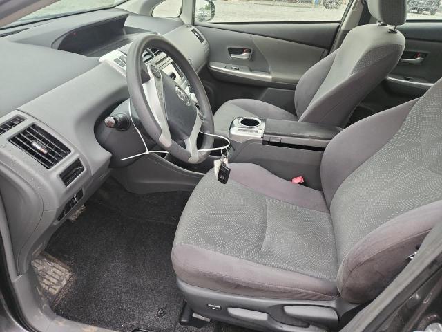 JTDZN3EU5E3302377 - 2014 TOYOTA PRIUS V GRAY photo 7