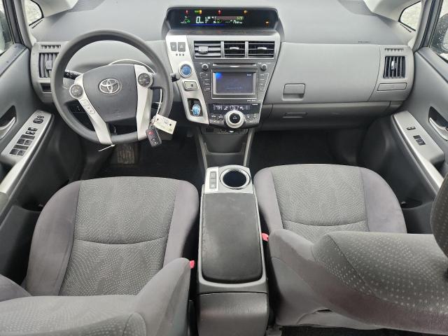JTDZN3EU5E3302377 - 2014 TOYOTA PRIUS V GRAY photo 8