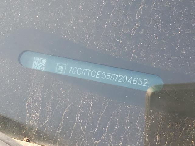 1GCGTCE35G1204632 - 2016 CHEVROLET COLORADO LT GRAY photo 12