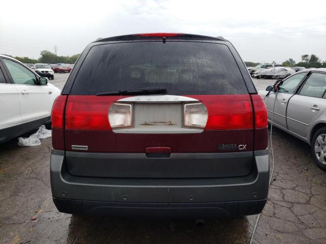 3G5DB03E22S512610 - 2002 BUICK RENDEZVOUS CX BURGUNDY photo 6