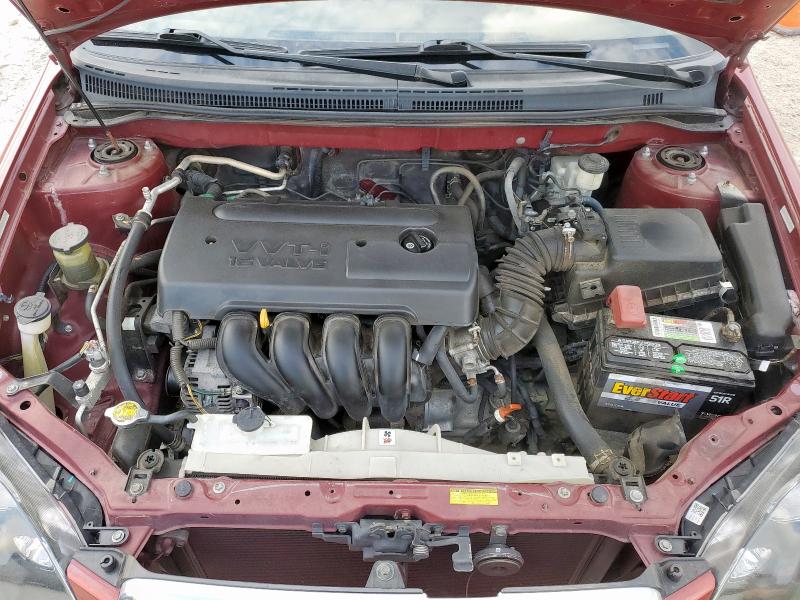 1NXBR32EX7Z768124 - 2007 TOYOTA COROLLA CE RED photo 11