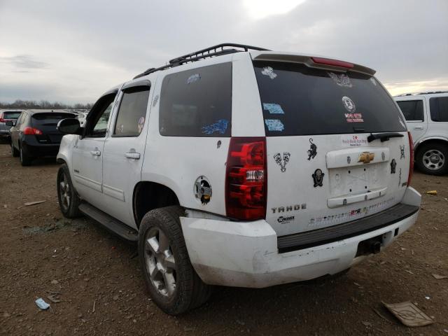 1GNSKAE04BR329551 - 2011 CHEVROLET TAHOE K1500 LS WHITE photo 3