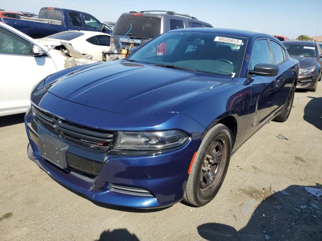 2C3CDXAT9FH891045 - 2015 DODGE CHARGER POLICE BLUE photo 1