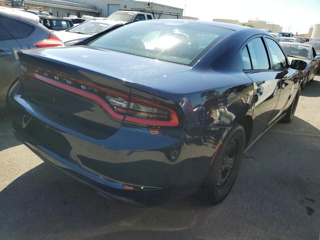 2C3CDXAT9FH891045 - 2015 DODGE CHARGER POLICE BLUE photo 3