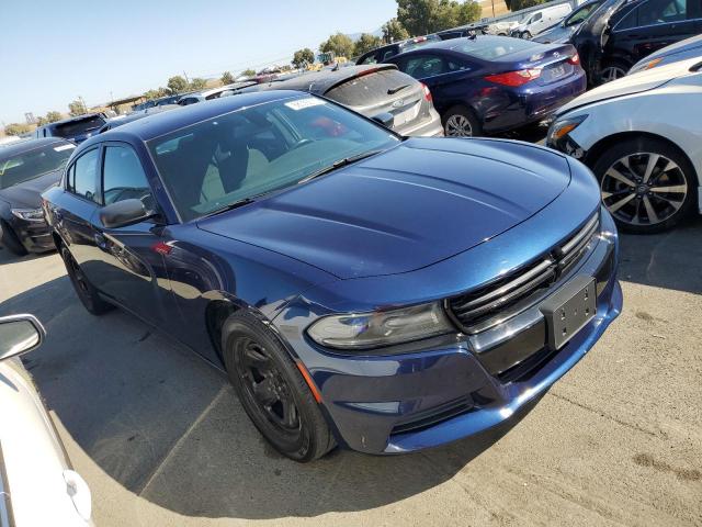 2C3CDXAT9FH891045 - 2015 DODGE CHARGER POLICE BLUE photo 4