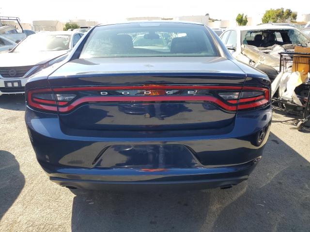 2C3CDXAT9FH891045 - 2015 DODGE CHARGER POLICE BLUE photo 6